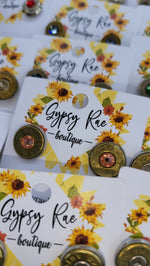 Cargar imagen en el visor de la galería, Bullet Stud Earrings - Gypsy Rae Boutique, LLC
