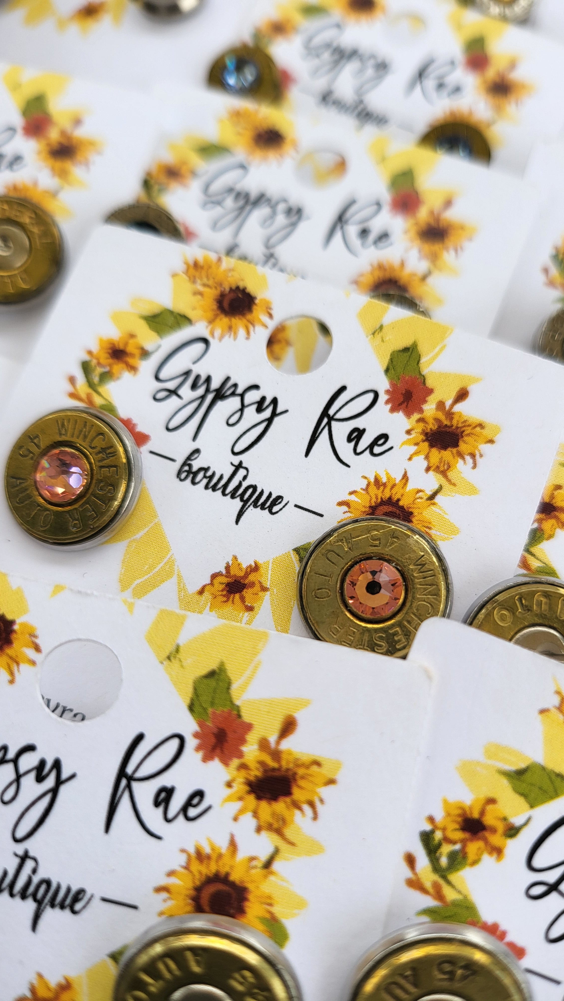 Bullet Stud Earrings - Gypsy Rae Boutique, LLC