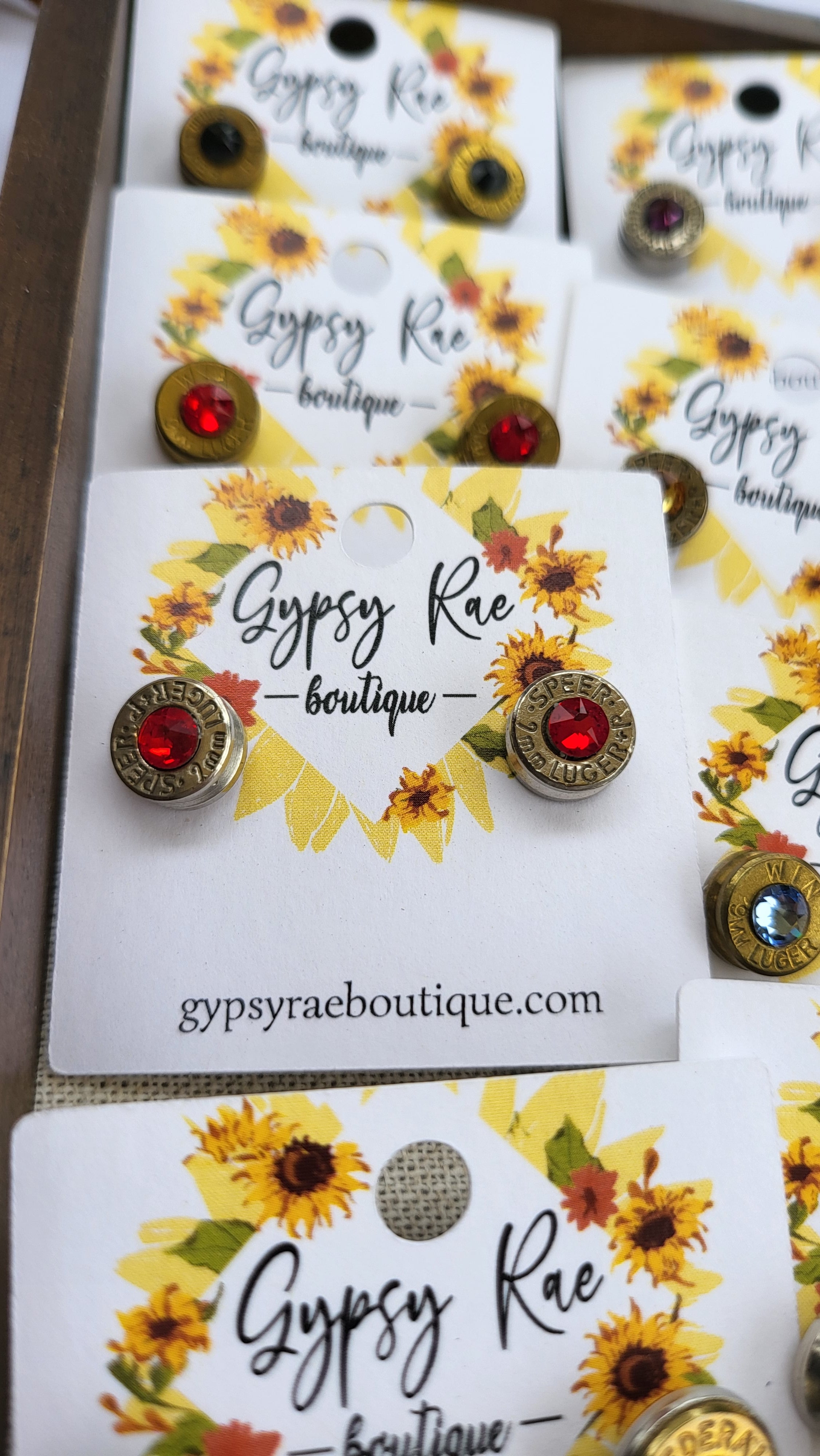 Bullet Stud Earrings - Gypsy Rae Boutique, LLC