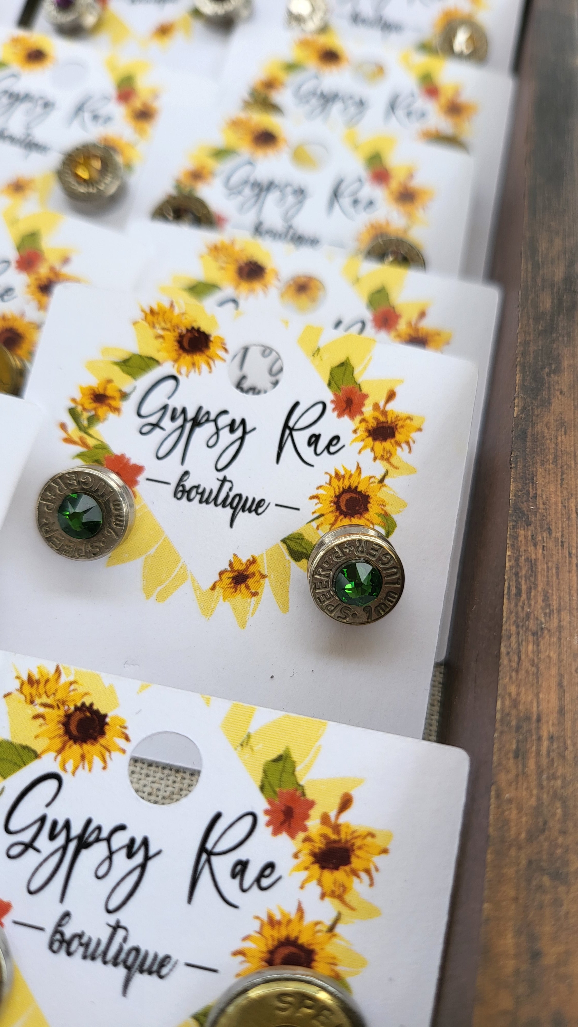 Bullet Stud Earrings - Gypsy Rae Boutique, LLC