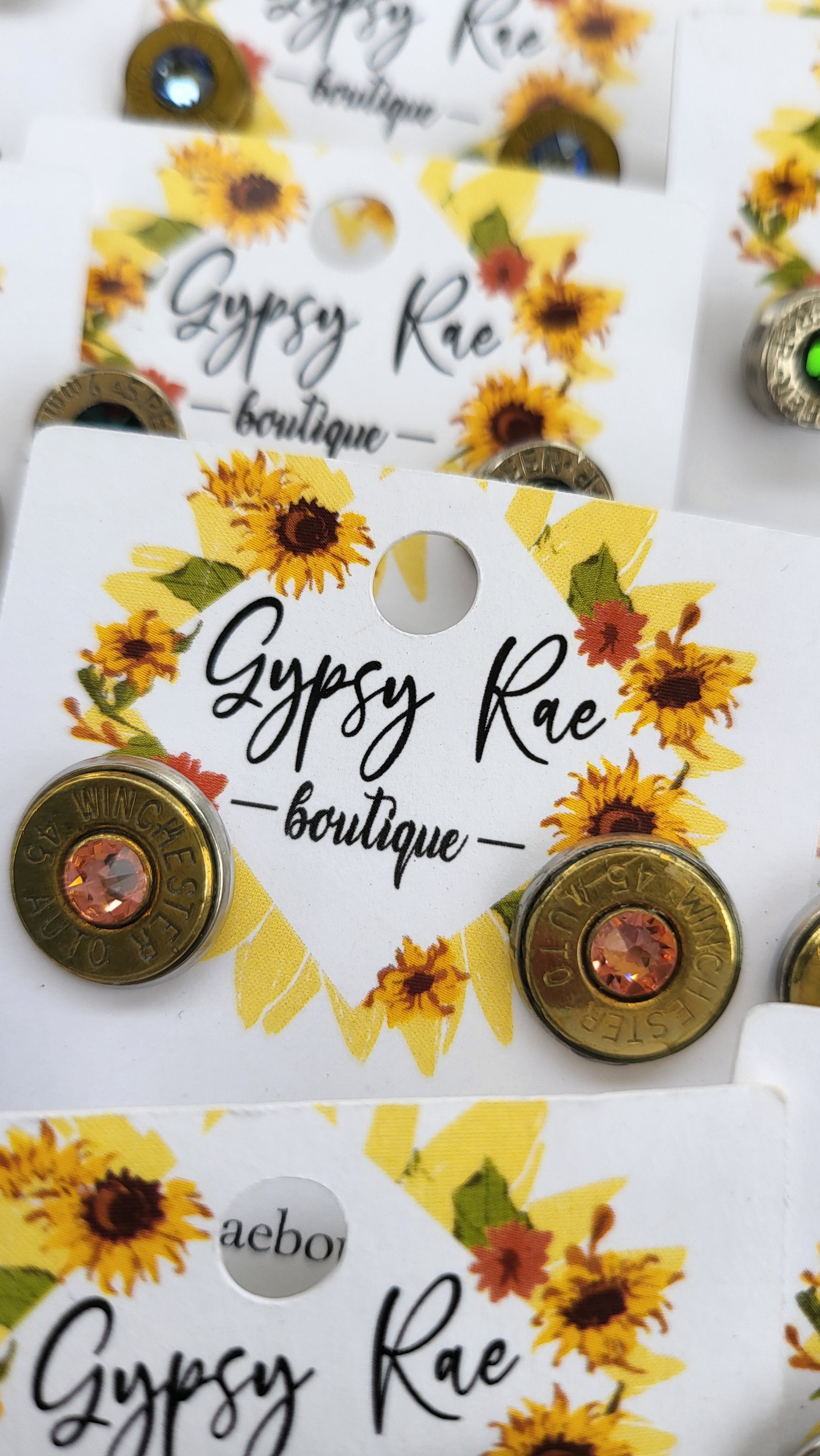 Bullet Stud Earrings - Gypsy Rae Boutique, LLC