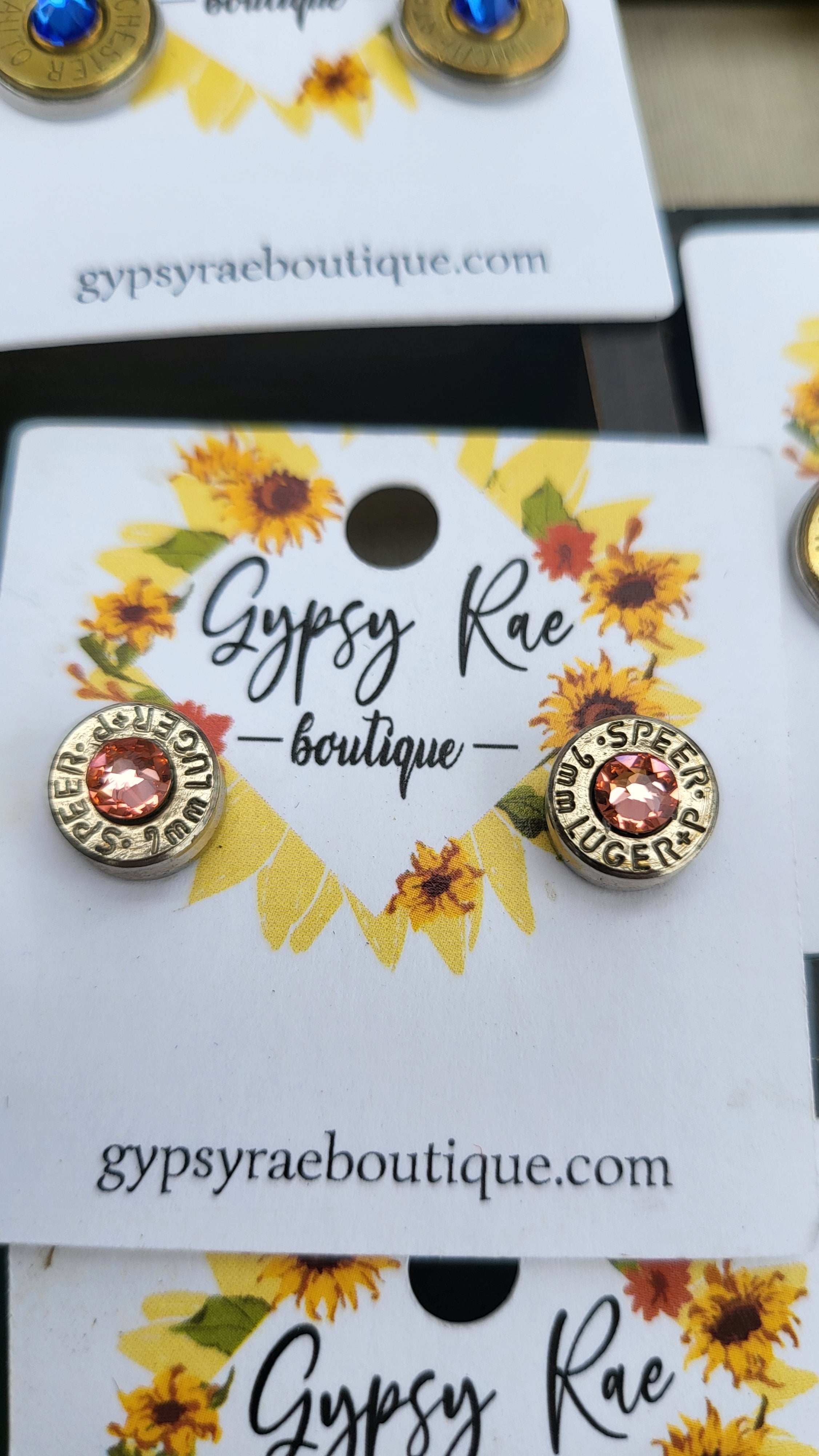 Bullet Stud Earrings - Gypsy Rae Boutique, LLC