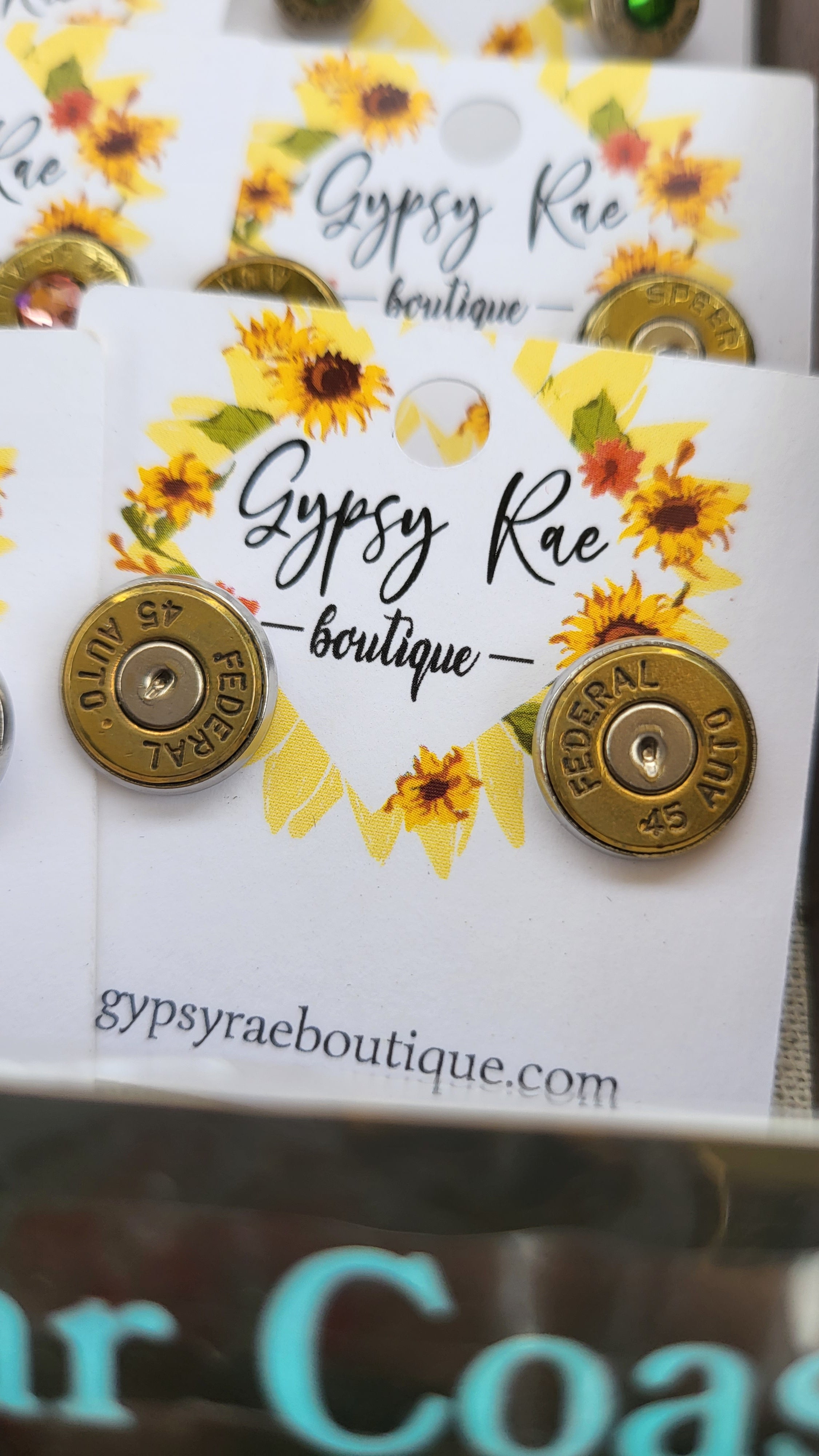 Bullet Stud Earrings - Gypsy Rae Boutique, LLC