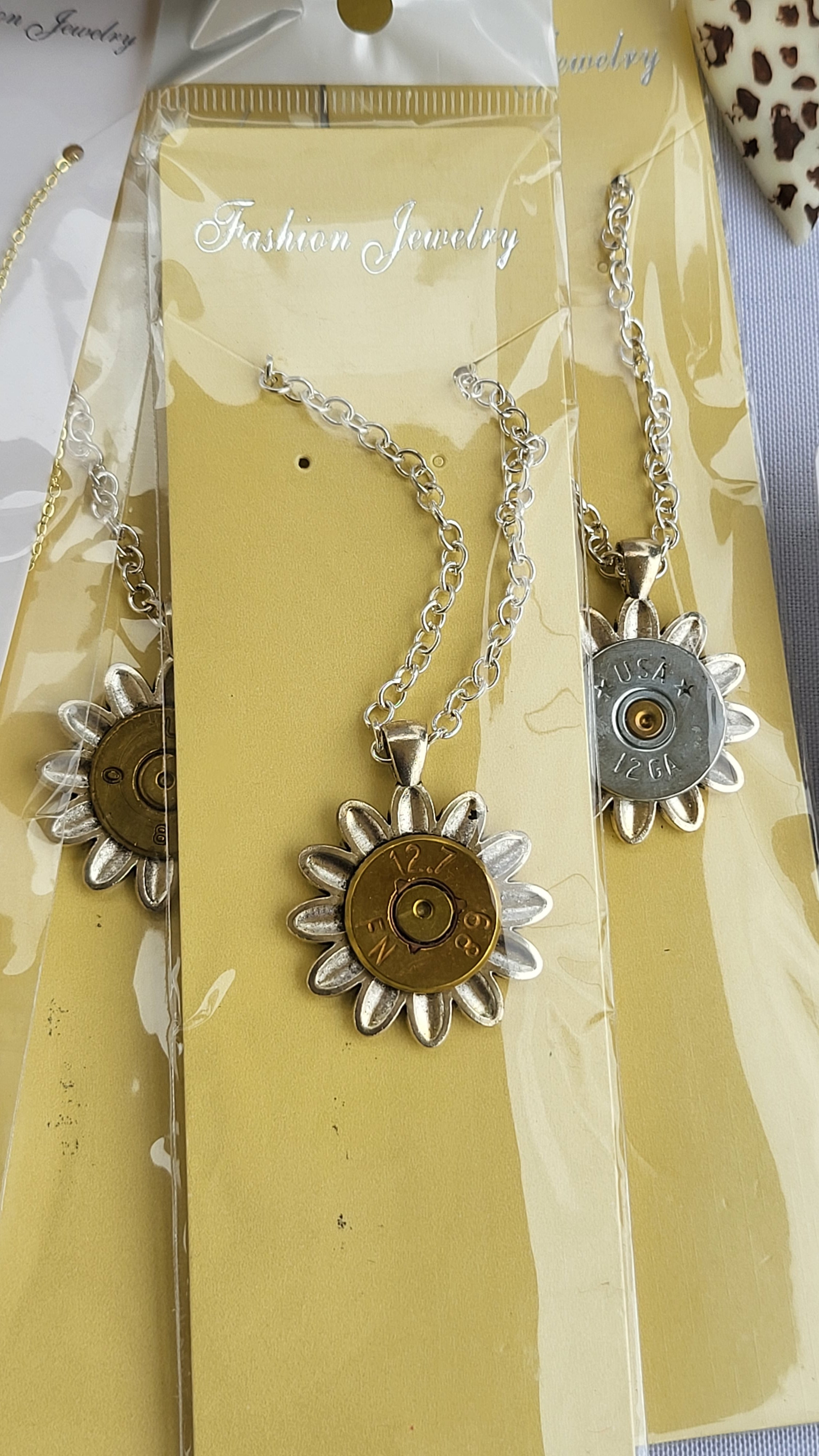 Sunflower Bullet Necklace - Gypsy Rae Boutique, LLC