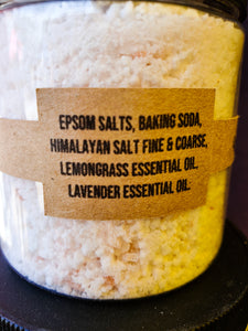 Lavender & Lemongrass Bath Salts - Gypsy Rae Boutique