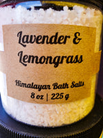 Kép betöltése a galériamegjelenítőbe: Lavender &amp; Lemongrass Bath Salts - Gypsy Rae Boutique

