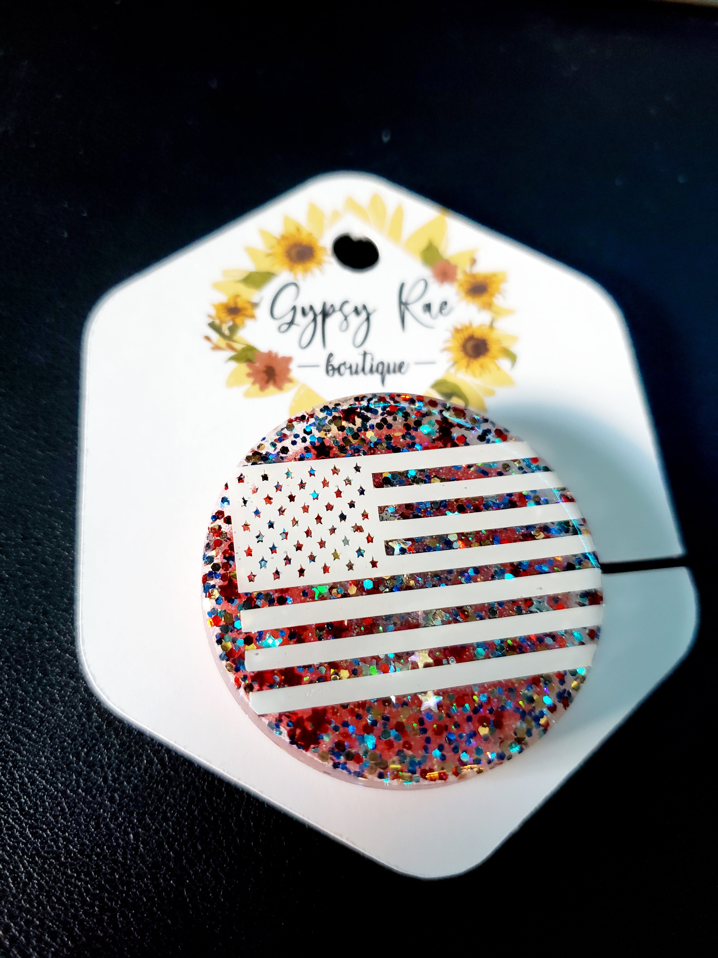American Flag Pop Socket - Gypsy Rae Boutique