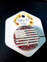 Kép betöltése a galériamegjelenítőbe: American Flag Pop Socket - Gypsy Rae Boutique
