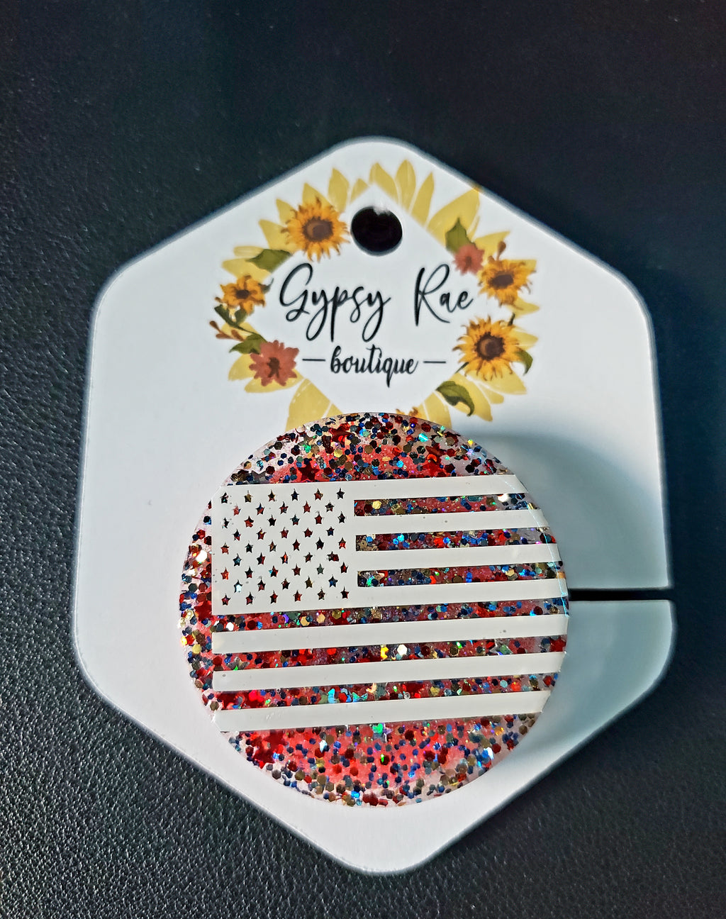 American Flag Pop Socket - Gypsy Rae Boutique