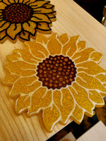 Charger l&#39;image dans la galerie, Sunflower Coasters - Gypsy Rae Boutique
