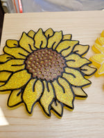Charger l&#39;image dans la galerie, Sunflower Coasters - Gypsy Rae Boutique
