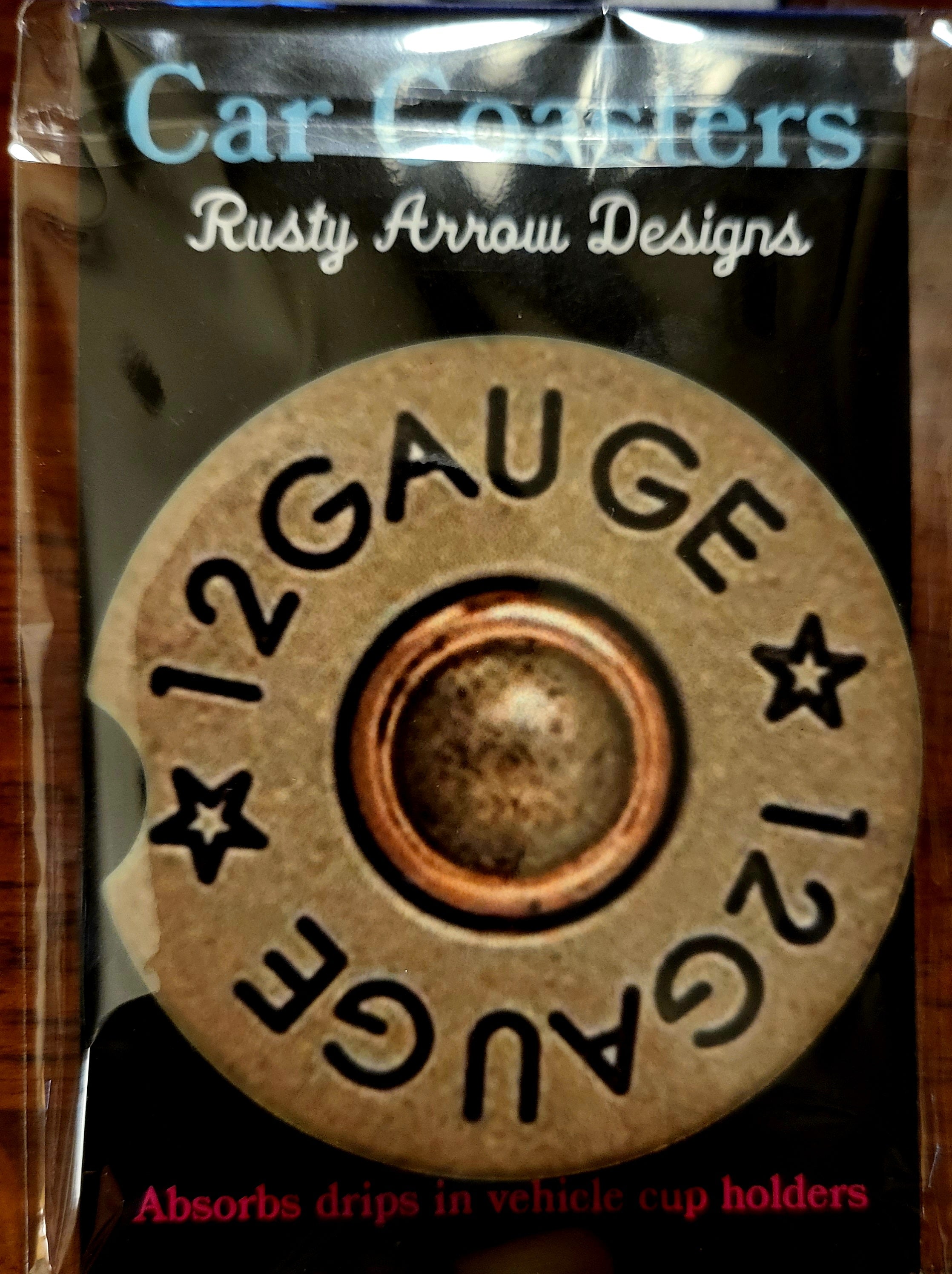 12 Gauge Car Coaster - Gypsy Rae Boutique, LLC