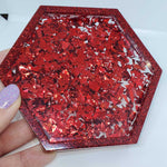 Cargar imagen en el visor de la galería, Glitter Coasters - Gypsy Rae Boutique
