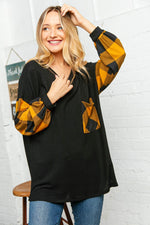 Ladda upp bild till gallerivisning, Plaid Long Sleeve Blouse - Gypsy Rae Boutique
