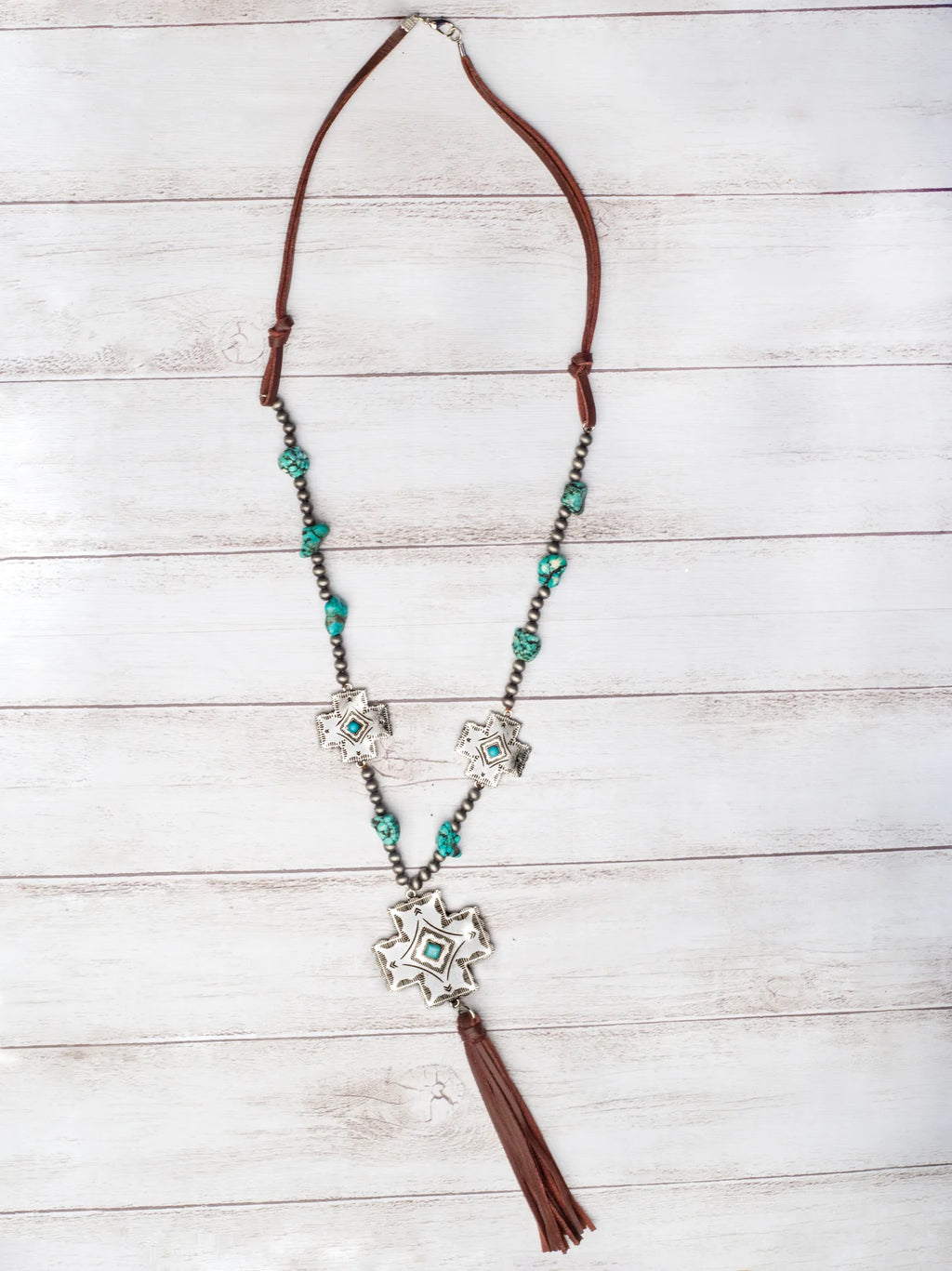 Boots, Jeans & Turquoise Necklace - Gypsy Rae Boutique, LLC