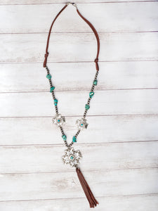 Boots, Jeans & Turquoise Necklace - Gypsy Rae Boutique, LLC