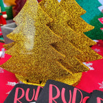 Kép betöltése a galériamegjelenítőbe: Christmas Tree Coasters and Decor - Gypsy Rae Boutique
