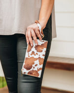 Load image into Gallery viewer, Cowhide Wristlet - Gypsy Rae Boutique, LLC
