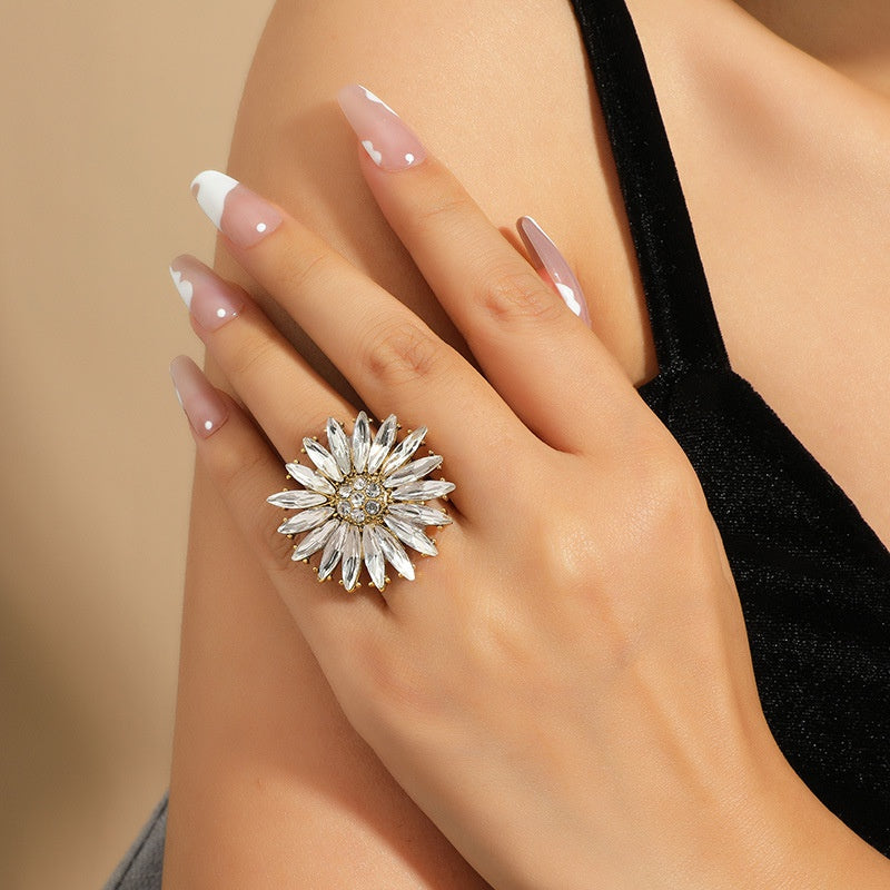 Sunflower Fashion Ring - Gypsy Rae Boutique, LLC