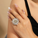 Load image into Gallery viewer, Sunflower Fashion Ring - Gypsy Rae Boutique, LLC
