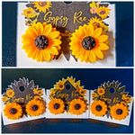 Load image into Gallery viewer, Sunflower Stud Earrings - Gypsy Rae Boutique
