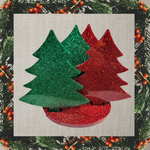 Carregar imagem no visualizador da galeria, Christmas Tree Coasters and Decor - Gypsy Rae Boutique
