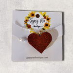 Carregar imagem no visualizador da galeria, Heart Resin Necklaces - Gypsy Rae Boutique, LLC
