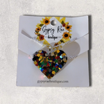 Carregar imagem no visualizador da galeria, Heart Resin Necklaces - Gypsy Rae Boutique, LLC
