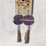 Charger l&#39;image dans la galerie, Tassel Resin Earrings - Gypsy Rae Boutique, LLC
