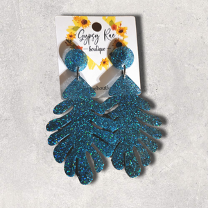 Leaf Resin Earrings - Gypsy Rae Boutique, LLC