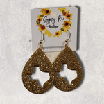 Load image into Gallery viewer, Texas Teardrop Resin Earrings - Gypsy Rae Boutique, LLC
