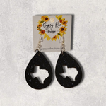 Charger l&#39;image dans la galerie, Texas Teardrop Resin Earrings - Gypsy Rae Boutique, LLC
