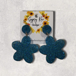 Load image into Gallery viewer, Flower Resin Statement Earrings - Gypsy Rae Boutique, LLC
