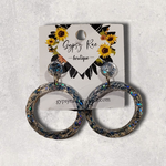 Ladda upp bild till gallerivisning, Round Small Open Statement Earrings - Gypsy Rae Boutique, LLC
