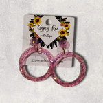 Load image into Gallery viewer, Round Small Open Statement Earrings - Gypsy Rae Boutique, LLC
