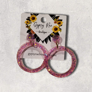 Round Small Open Statement Earrings - Gypsy Rae Boutique, LLC