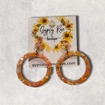 Ladda upp bild till gallerivisning, Round Small Open Statement Earrings - Gypsy Rae Boutique, LLC
