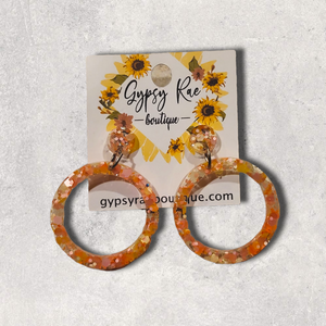 Round Small Open Statement Earrings - Gypsy Rae Boutique, LLC