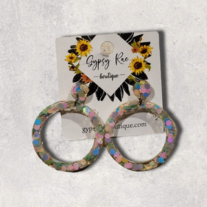 Round Small Open Statement Earrings - Gypsy Rae Boutique, LLC