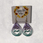 Carregar imagem no visualizador da galeria, Heart Teardrop Resin Earrings - Gypsy Rae Boutique, LLC
