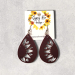 Load image into Gallery viewer, Sunflower Teardrop Earrings - Gypsy Rae Boutique, LLC
