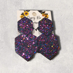 Cargar imagen en el visor de la galería, Double Hexagon Resin Statement Earrings - Gypsy Rae Boutique, LLC
