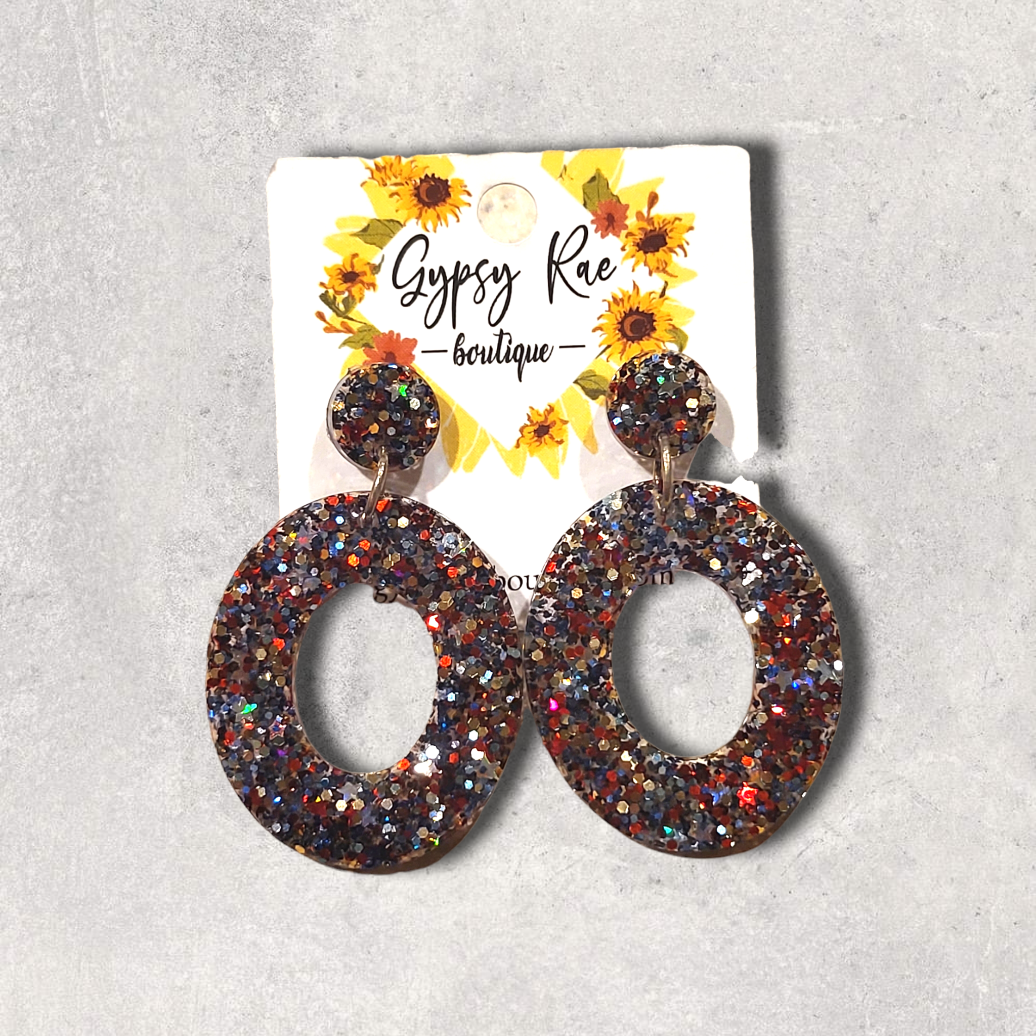 Small Round Statement Earrings - Gypsy Rae Boutique, LLC