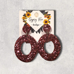 Load image into Gallery viewer, Small Round Statement Earrings - Gypsy Rae Boutique, LLC
