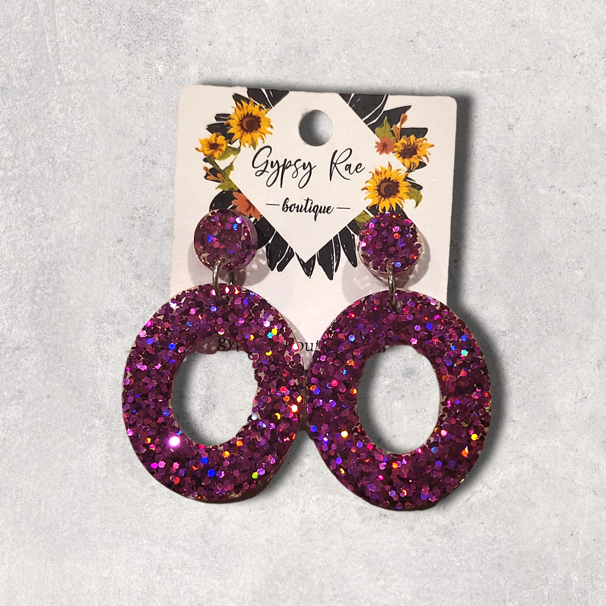 Small Round Statement Earrings - Gypsy Rae Boutique, LLC