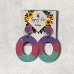 Load image into Gallery viewer, Small Round Statement Earrings - Gypsy Rae Boutique, LLC
