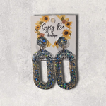 Load image into Gallery viewer, Oval Small Statement Earrings - Gypsy Rae Boutique, LLC
