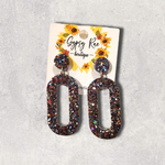 Load image into Gallery viewer, Oval Small Statement Earrings - Gypsy Rae Boutique, LLC
