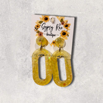 Load image into Gallery viewer, Oval Small Statement Earrings - Gypsy Rae Boutique, LLC
