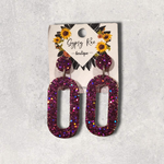 Kép betöltése a galériamegjelenítőbe: Oval Small Statement Earrings - Gypsy Rae Boutique, LLC
